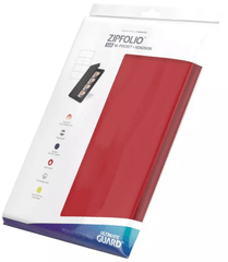 Ultimate Guard Binder: 16-Pocket 320 Zipfolio Xenoskin Red UGD010435